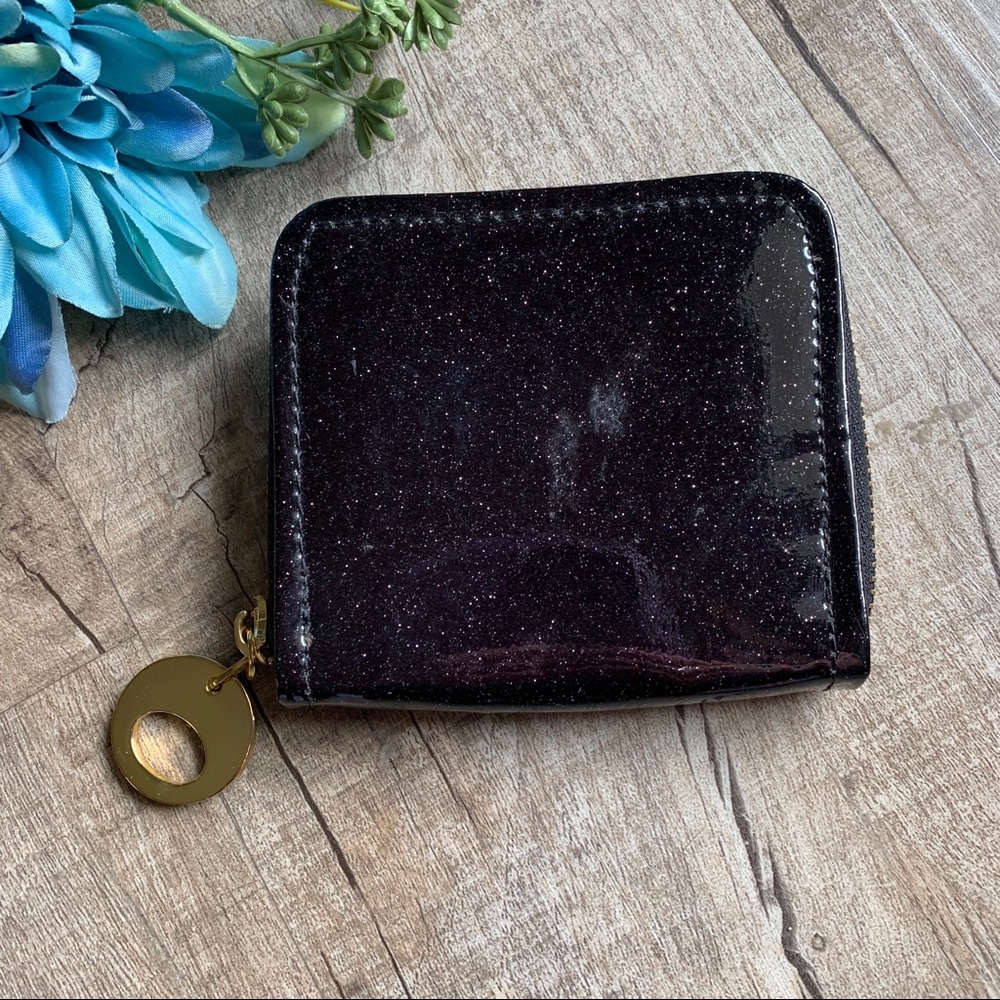 C&C Black Glitter Wallet